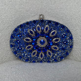 Royal Blue Sunflower Clutch