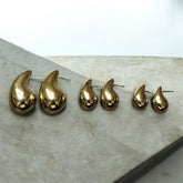 Chunky Water Drop Earrings