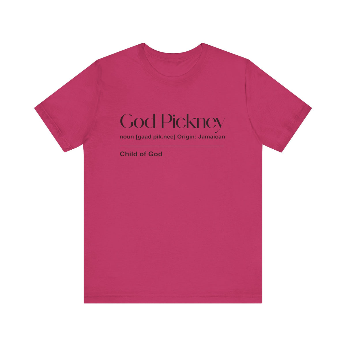 God Pickney Short Sleeve Tee