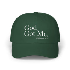 'God Got Me' Dad Cap — Jeremiah 29:11 Embroidered Baseball Hat