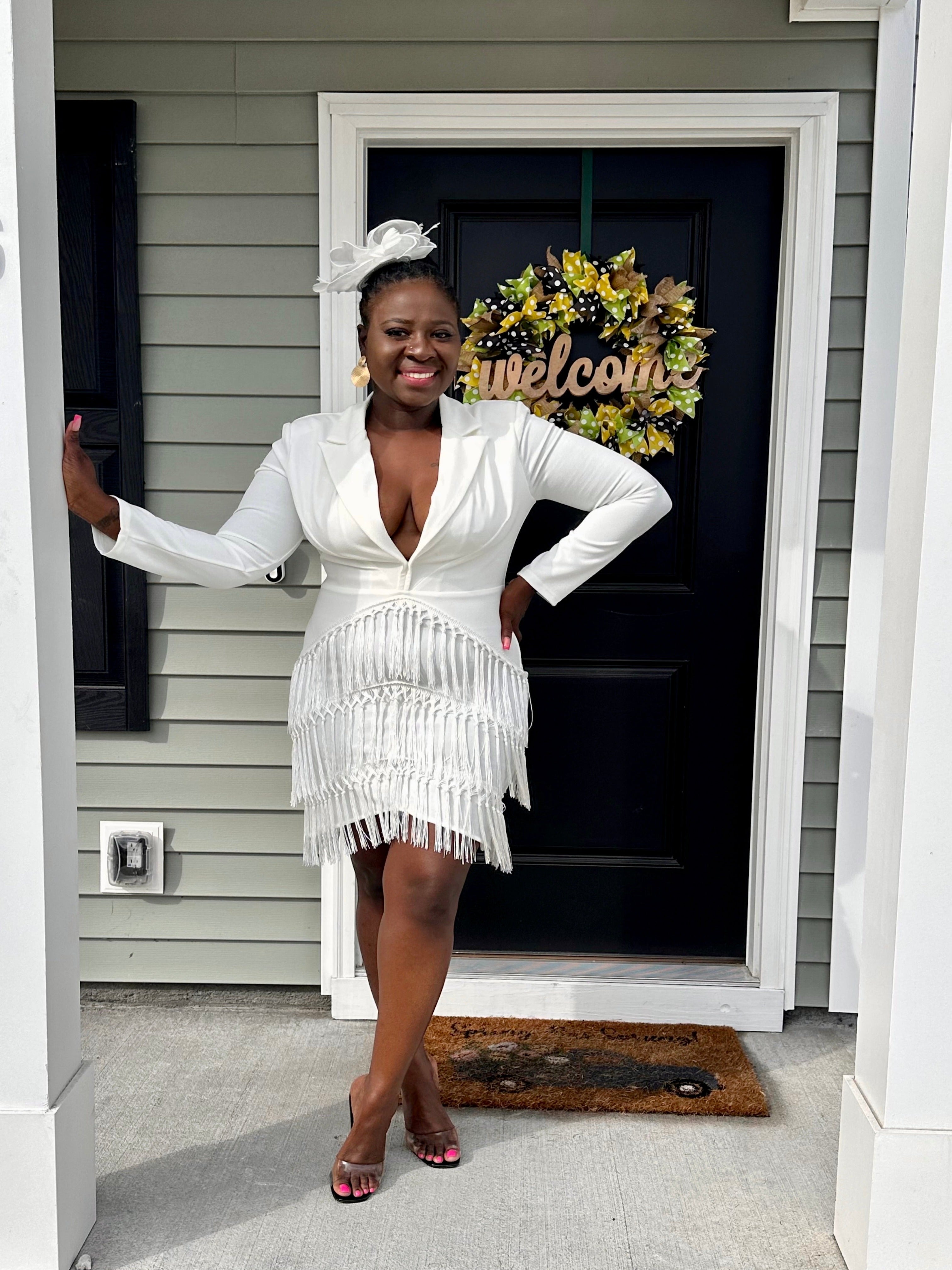 Melanie Fringe Dress