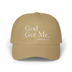 'God Got Me' Dad Cap — Jeremiah 29:11 Embroidered Baseball Hat