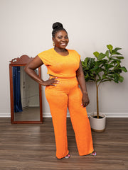 Abigail Set in Orange