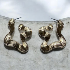Irregular Gold Earrings